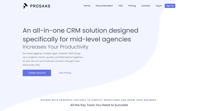 ProSAAS, crm saas by Digital Prism